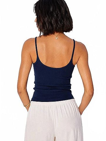 Bobi Shirred Front Cami in Galaxy (view 2)