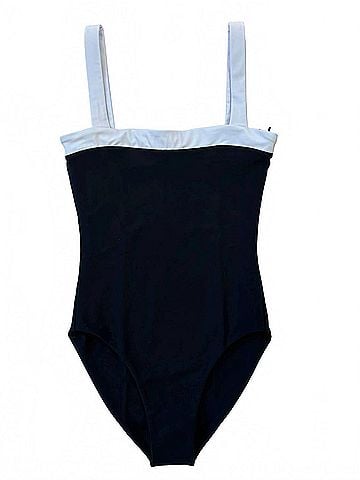 Jade Women's Coast One Piece Swimsuit in Black/White (view 1)