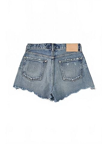 MOUSSY Packard Denim Shorts in Blue (view 2)