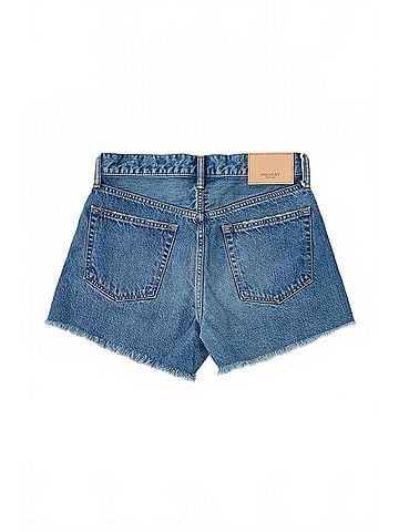MOUSSY Natick Denim Shorts in Blue (view 2)