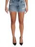 MOUSSY Solid Blue Packard Denim Shorts in Blue Size 30 - photo 3