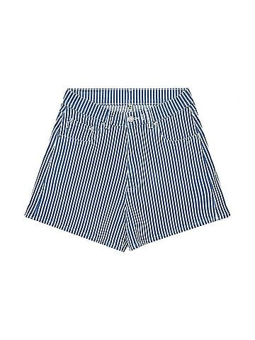 DL1961 Taylor Relaxed Short in Blue (view 1)