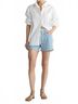 DL1961 Stripes Blue Taylor Relaxed Short in Blue Size 24 - photo 2