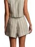Hevron Stripes Brown Zinna Short in Sage Stripe Size 2 - photo 3