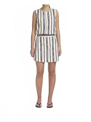 Ichi Leanna Sho Striped Skorts in Multi Stripe (view 2)