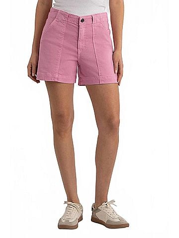 Kut from the Kloth Jane High Waist Denim Shorts in Cupcake (view 2)