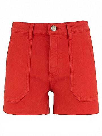 Kut from the Kloth Women's Jane High Rise Short in Tomato (view 1)