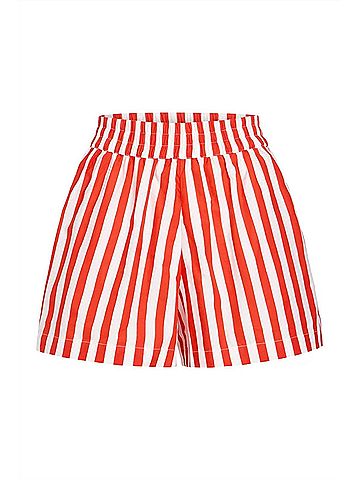 Livro Pool Shorts in Red Stripes (view 1)