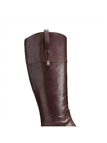 Cole Haan Women's Brennan Riding Boot in Chestnut Leather (view 2)