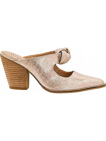Corkys Women's Hey Girl Knot Gonna Happen Happen Mules in Gold (view 1)