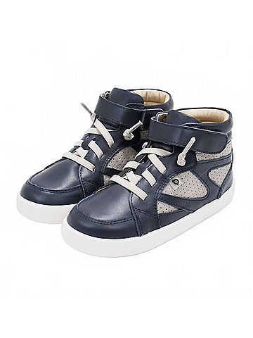 Old Soles Toddler's New Leader Fashion Sneakers in Navy (view 2)