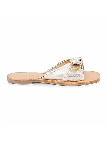 COCONUTS by Matisse Women's Mackenzie Slide Sandal in Gold (view 1)