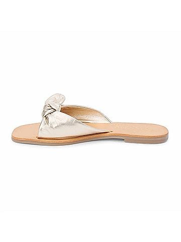 COCONUTS by Matisse Women's Mackenzie Slide Sandal in Gold (view 2)