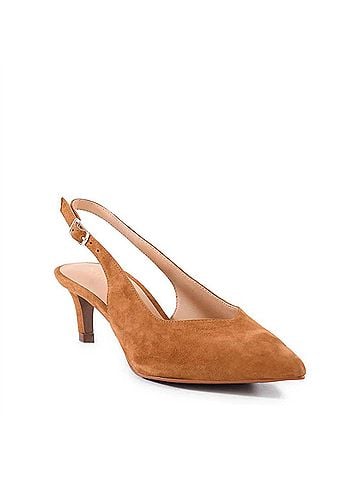 Seychelles Women's Candlelight Slingback Pump in Tan Suede (view 1)