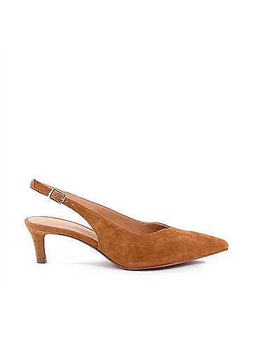 Seychelles Women's Candlelight Slingback Pump in Tan Suede (view 2)