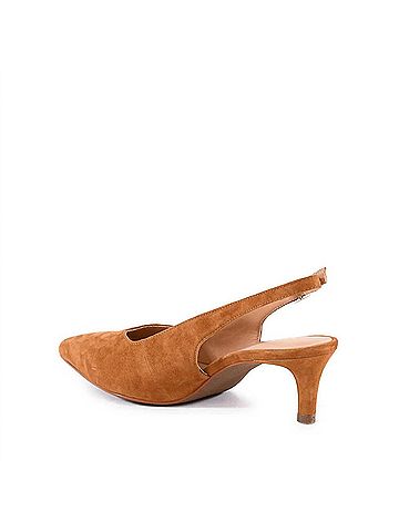 Seychelles Women's Candlelight Slingback Pump in Tan Suede (view 2)
