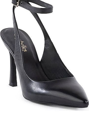 Seychelles Women's Girl Boss Leather Pumps in Black (view 1)