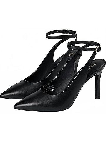 Seychelles Women's Girl Boss Leather Pumps in Black (view 2)