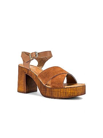 Seychelles Women's Paloma Sandal in Brown Suede (view 2)