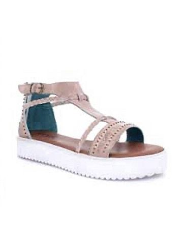 BED|STU Women's Posey Sandal in Pecan (view 1)