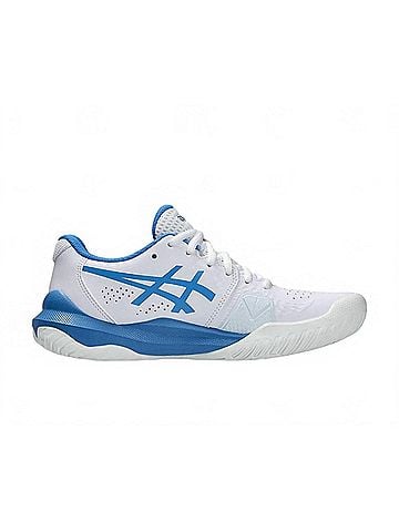 Asics Women's Gel Challenger 14 Shoe in White/Coast Blue (view 1)