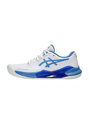 Asics Women's Gel Challenger 14 Shoe in White/Coast Blue (view 2)