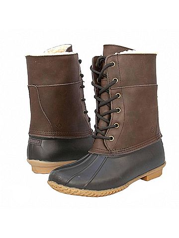 Northside Women's Carrington Waterproof Duck Boot in Dark Brown (view 2)