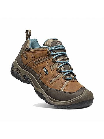 Keen Women's Circadia Waterproof Boot in Syrup/North Atlantic (view 2)