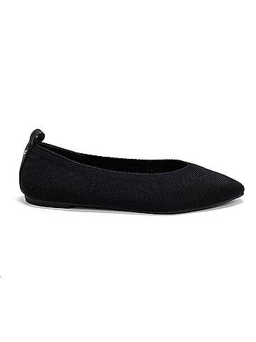 Journee Collection Women's Veata Slip On Pointed Toe Flat Shoes in Black (view 1)