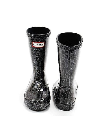 Hunter Kids Original First Classic Starcloud Rain Boots in Black Multi (view 2)