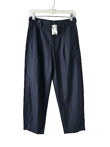 Madewell Pleated High Waist Barrel Pants Dress Pants (view 2)