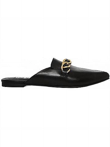 Madden Girl Women's Squiree Pari Mule Shoe in Black (view 1)