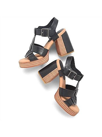 Kork-Ease Women's Macey Platform Sandal in Black (view 2)