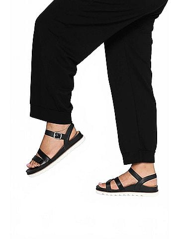 Aetrex Women's Cass Arch Support Sandal in Black (view 2)