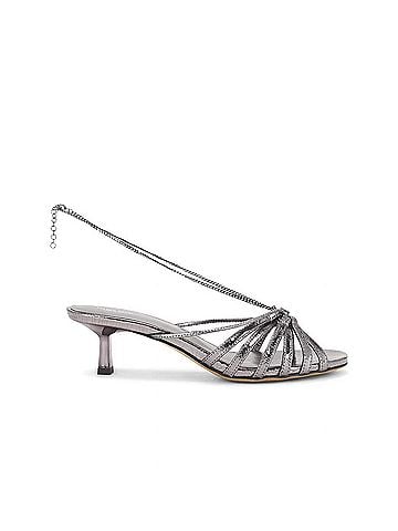 Golden Goose Women's Nico Kitten Heel in Rutenio Metal (view 1)
