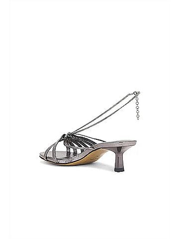 Golden Goose Women's Nico Kitten Heel in Rutenio Metal (view 2)