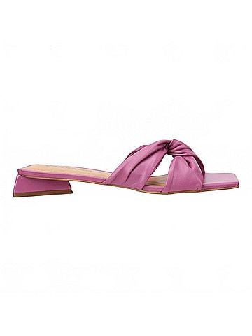 Carrano Women's Serenity Leather Slide Sandal in Amora (view 1)