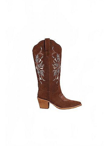 Mi.Im Women's Flora Western Boot in Brown (view 1)