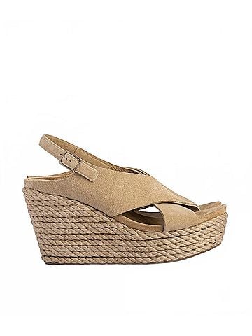 Pedro Garcia Women's Donvina Wedge Sandal in Dijon Castora (view 1)