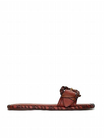 Zimmermann Women's Alchemy Buckle Slides in Siena (view 1)