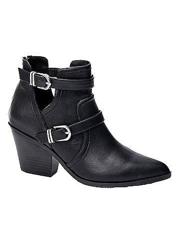 Corkys Women's Girls Night Boot in Black (view 1)
