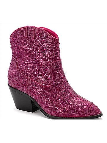 Corkys Women's Shine Bright Boot in Fuchsia (view 1)