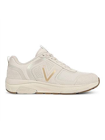 Vionic Women's Walk Strider Sneaker in Cream/Gold (view 1)