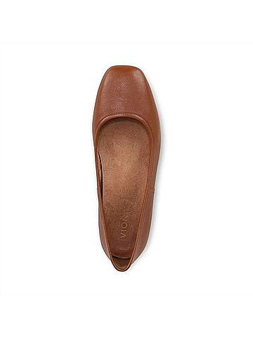 Vionic Women's Orinda Flats in Tan (view 2)