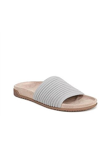 Vionic Women's Evie Knit Sandal in Vapor (view 1)