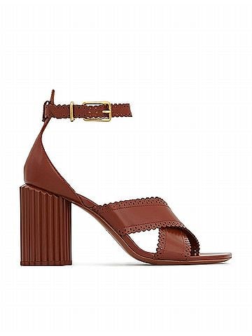 Zimmermann Women's Eddie Sandal 85 in Pecan (view 1)