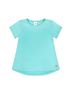 Lullaby Set Solid Blue Girls Bridget Basic Tee in Totally Turquoise Size 3T - photo 1