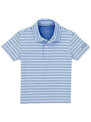 Properly Tied Boys Par Polo Shirt in Gulf (view 1)