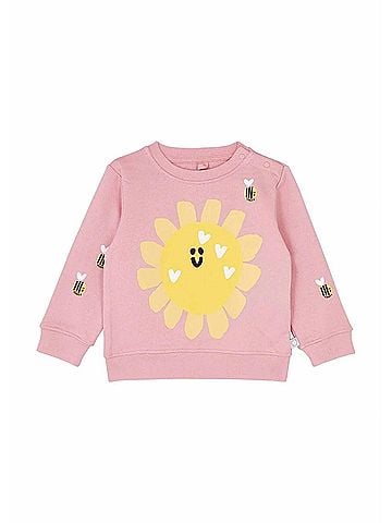 Stella McCartney Baby Girl Graphic Sweatshirt in Pink (view 1)