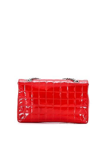 Chanel Chocolate Bar Flap Bag Quilted Patent Medium (view 2)